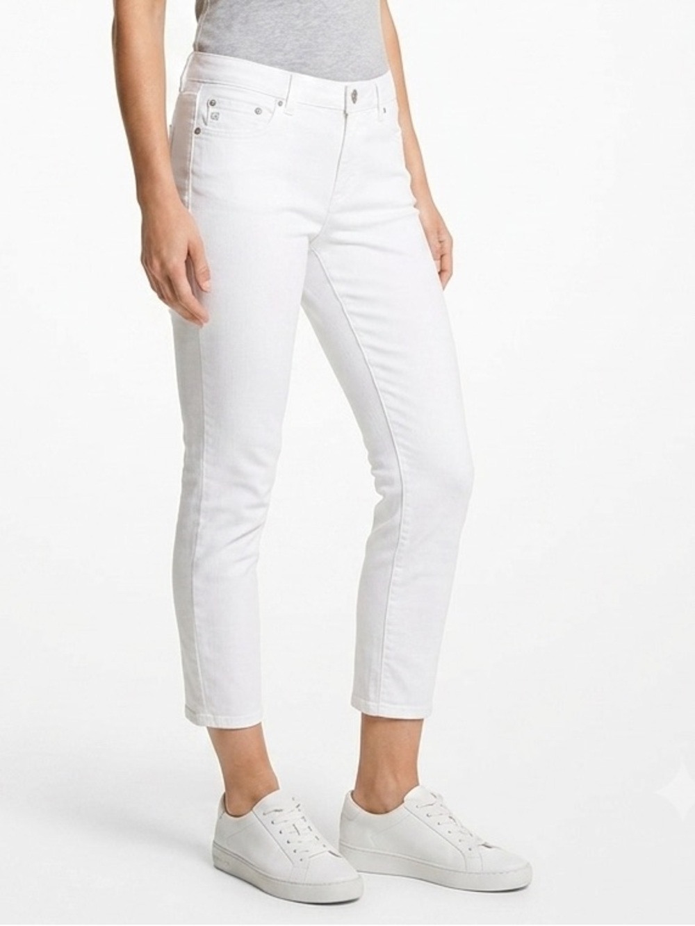 Michael Kors White Skinny Jeans — Slim Stretch Fit